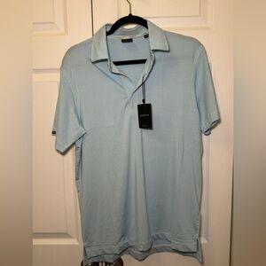 Dunning Blue Stripped Golf Shirt